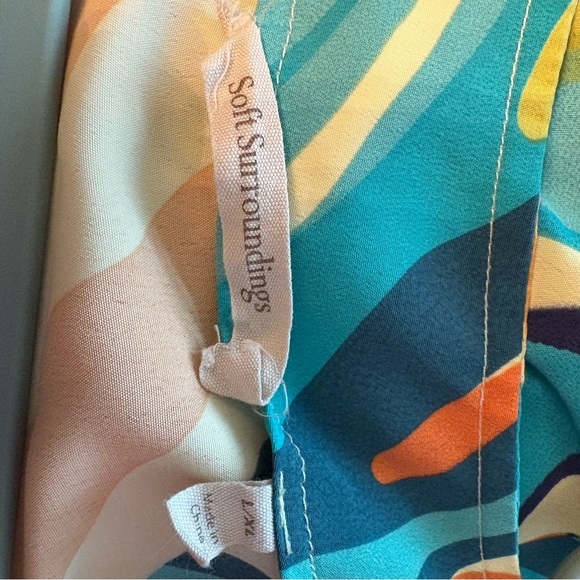 Söft Surroundings Tropical Longline Kimono Coverup - Picture 6 of 7